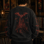 Vintage Classic Horror Movies All-Over-Print Sweatshirt - Dracula Vintage Sweatshirt