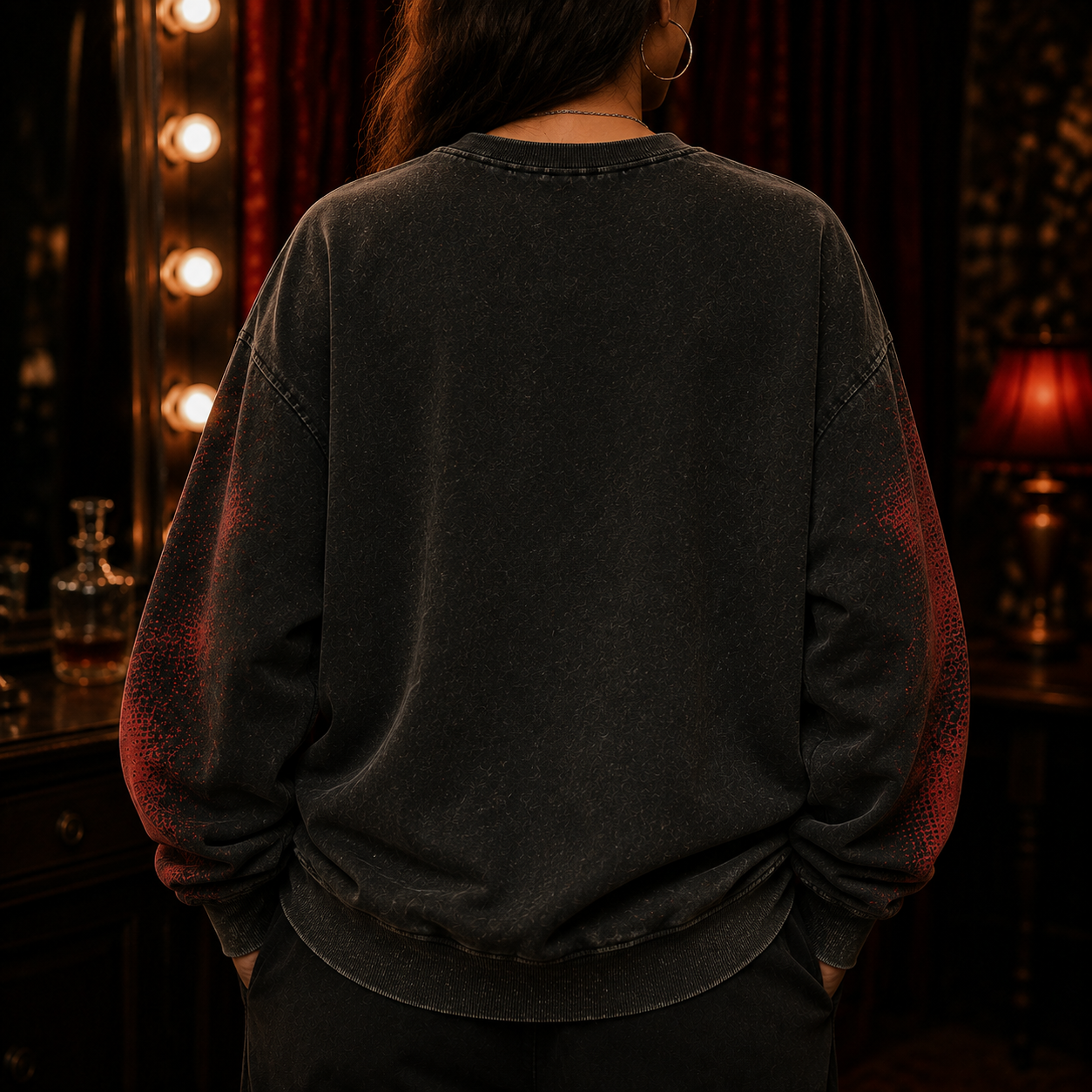 Vintage Cult Horror Movies All-Over-Print Sweatshirt - The Rocky Horror Vintage Sweatshirt