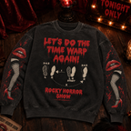 Vintage Cult Horror Movies All-Over-Print Sweatshirt - Time Warp Vintage Sweatshirt