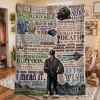 Princess Bride Christmas Blanket - Princess Bride Christmas Sherpa Blanket Gift for Fans