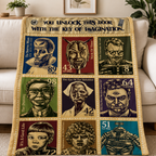 The Twilight Zone Blanket - Classic Horror Movie Christmas Sherpa Blanket Gift for Fans