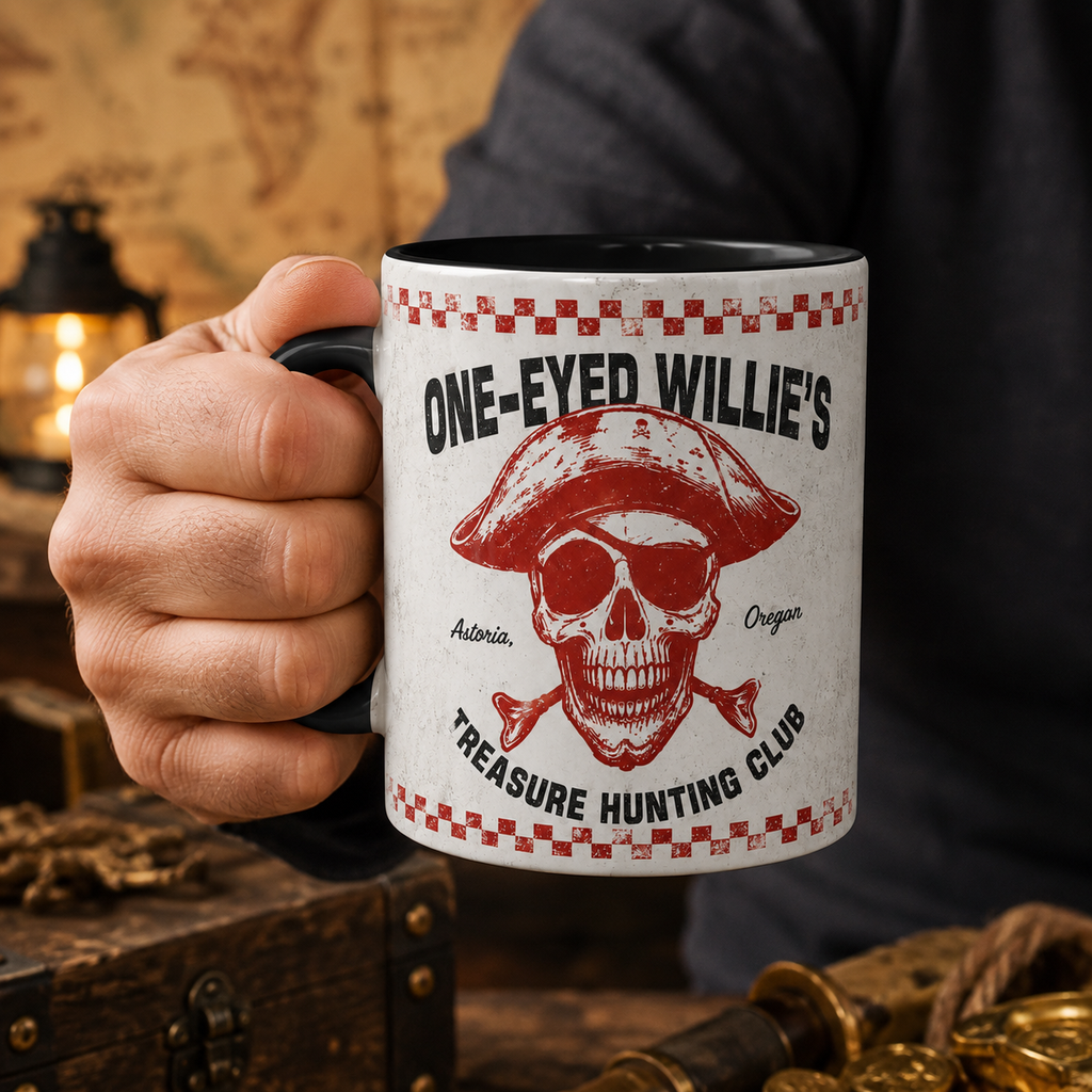 One-Eyed Willie's Accent Mug - The Goonies Edge-to-Edge Printed Two-Tone Mug