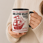 One-Eyed Willie's Accent Mug - The Goonies Edge-to-Edge Printed Two-Tone Mug