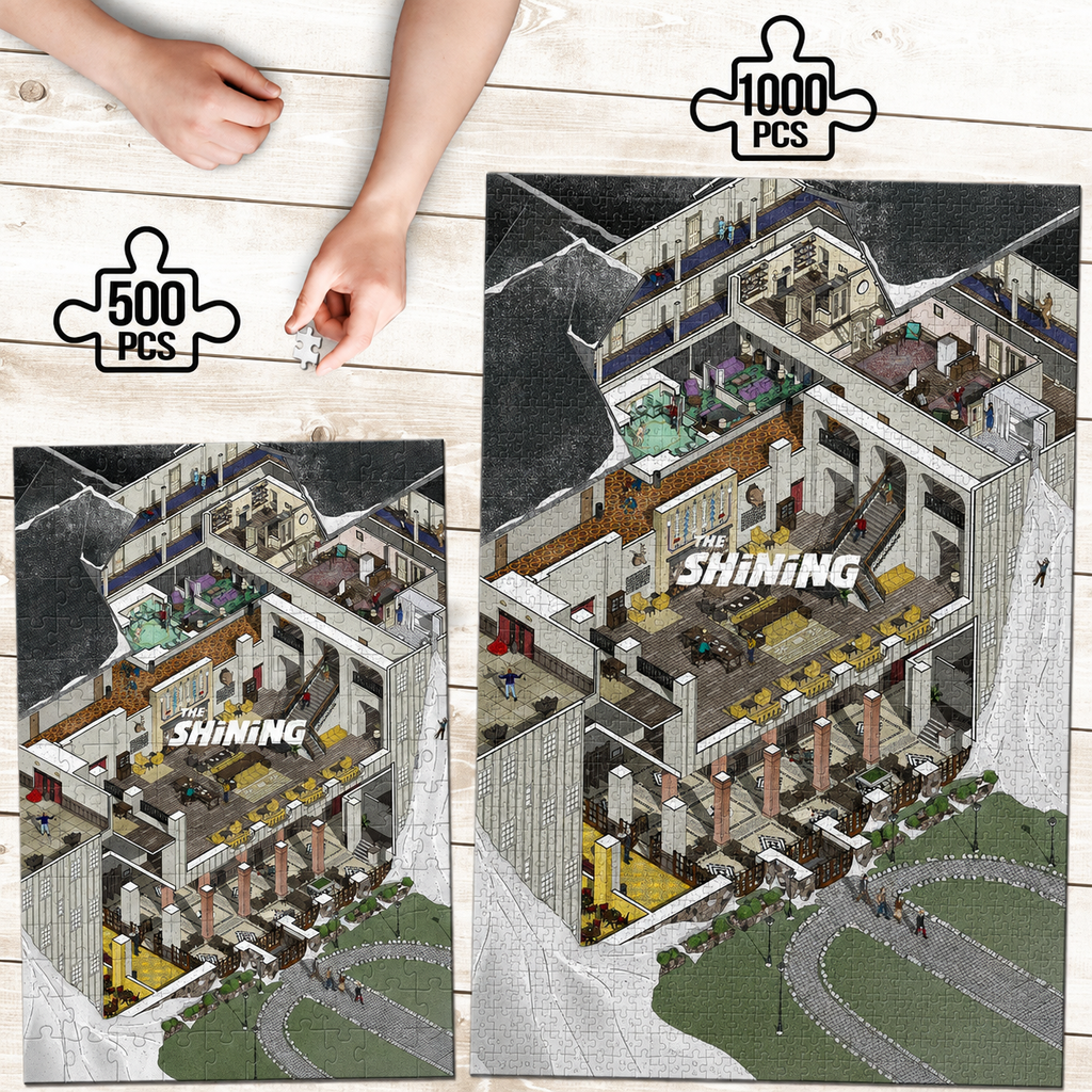 The Shining Isometric 1000 Pieces Puzzle - Movie Isometric Puzzle Gift