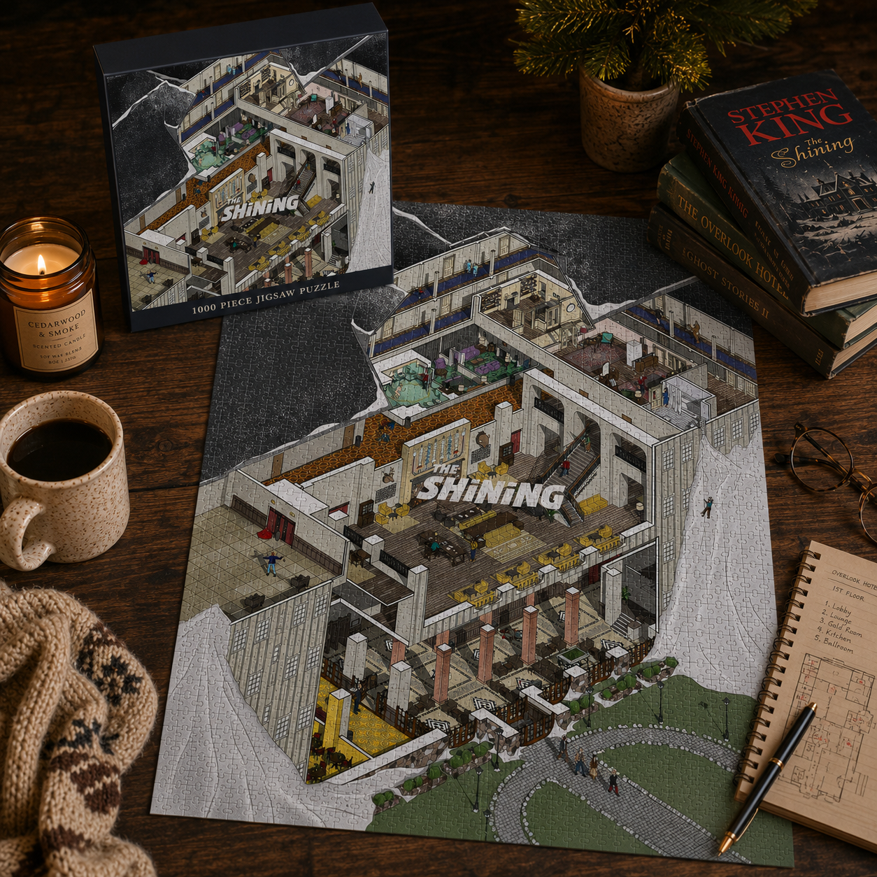 The Shining Isometric 1000 Pieces Puzzle - Movie Isometric Puzzle Gift