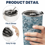SPACESHIPS Star Funny 20Oz Tumbler - Sci-fi Movie Spaceships Funny Stainless Steel Tumbler with Lid and Straw