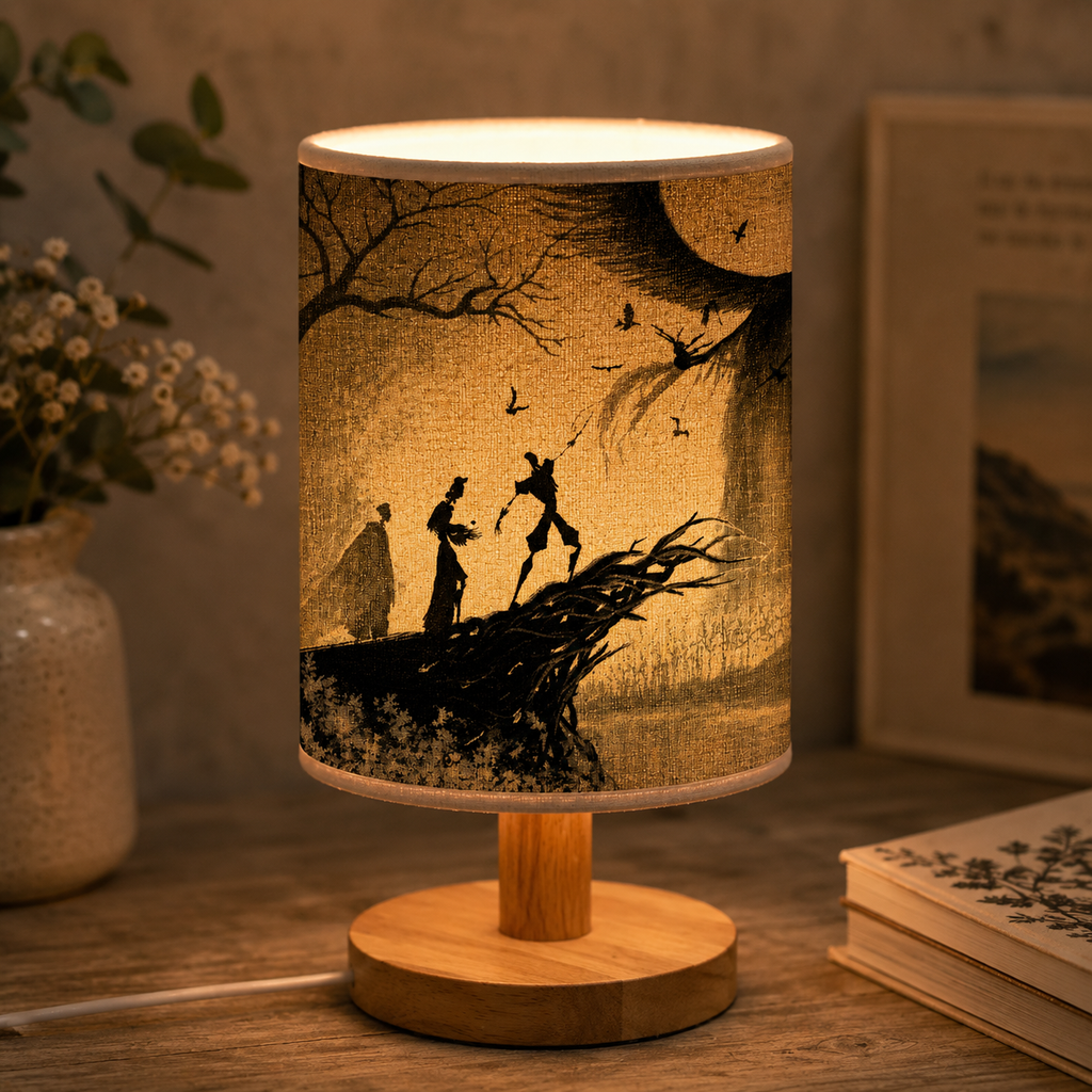 Tales Of The Three Brothers Fabric Lamp - Fantasy Movie Home Decor Gift for Fans