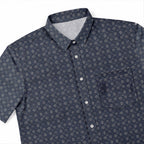 Star Wars Millennium Falcon Pattern Hawaiian Shirt with Pocket - Star Wars Button Down Shirt