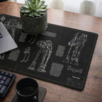 AT-AT Blueprint Desk Mat - Star Wars Office Accessory Father's Day Gift