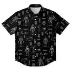 Darth Vader's Equipment Blueprint Hawaiian Shirt with Pocket - Star Wars Schematic Button Down Shirt