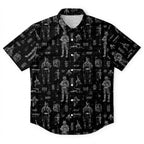 Boba Fett Equipment Blueprint Hawaiian Shirt with Pocket - Star Wars Schematic Button Down Shirt