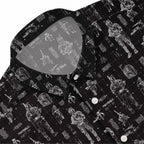Boba Fett Equipment Blueprint Hawaiian Shirt with Pocket - Galactic Schematic Button Down Shirt