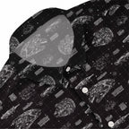 Millennium Falcon Blueprint Hawaiian Shirt with Pocket - Star Wars Schematic Button Down Shirt