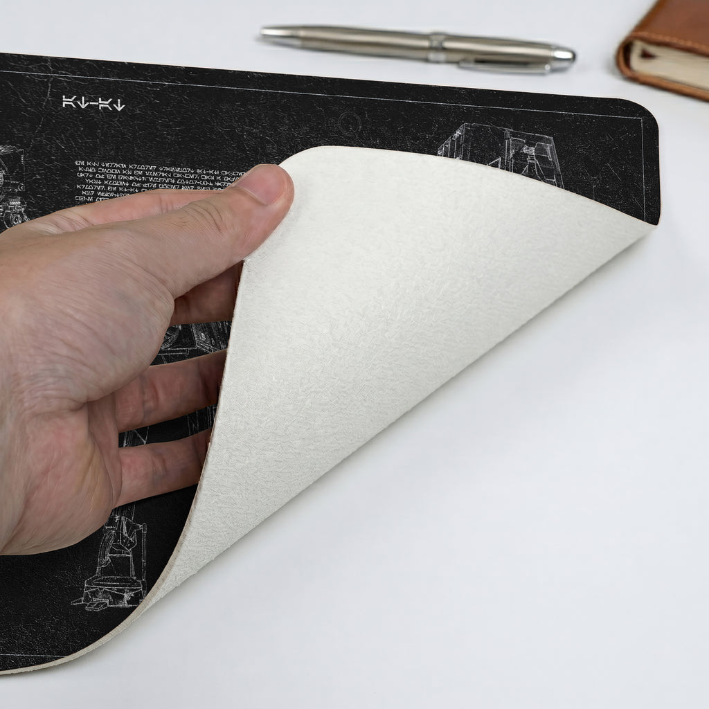 AT-AT Blueprint Desk Mat - Star Wars Office Accessory Father's Day Gift