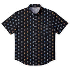 Star Wars Mandalorian Pattern Hawaiian Shirt with Pocket - Star Wars Button Down Shirt