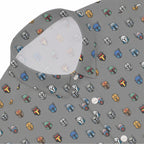 Galactic Mandalorian Pattern Hawaiian Shirt with Pocket - Galactic Button Down Shirt