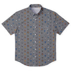 Star Wars Mandalorian Pattern Hawaiian Shirt with Pocket - Star Wars Button Down Shirt