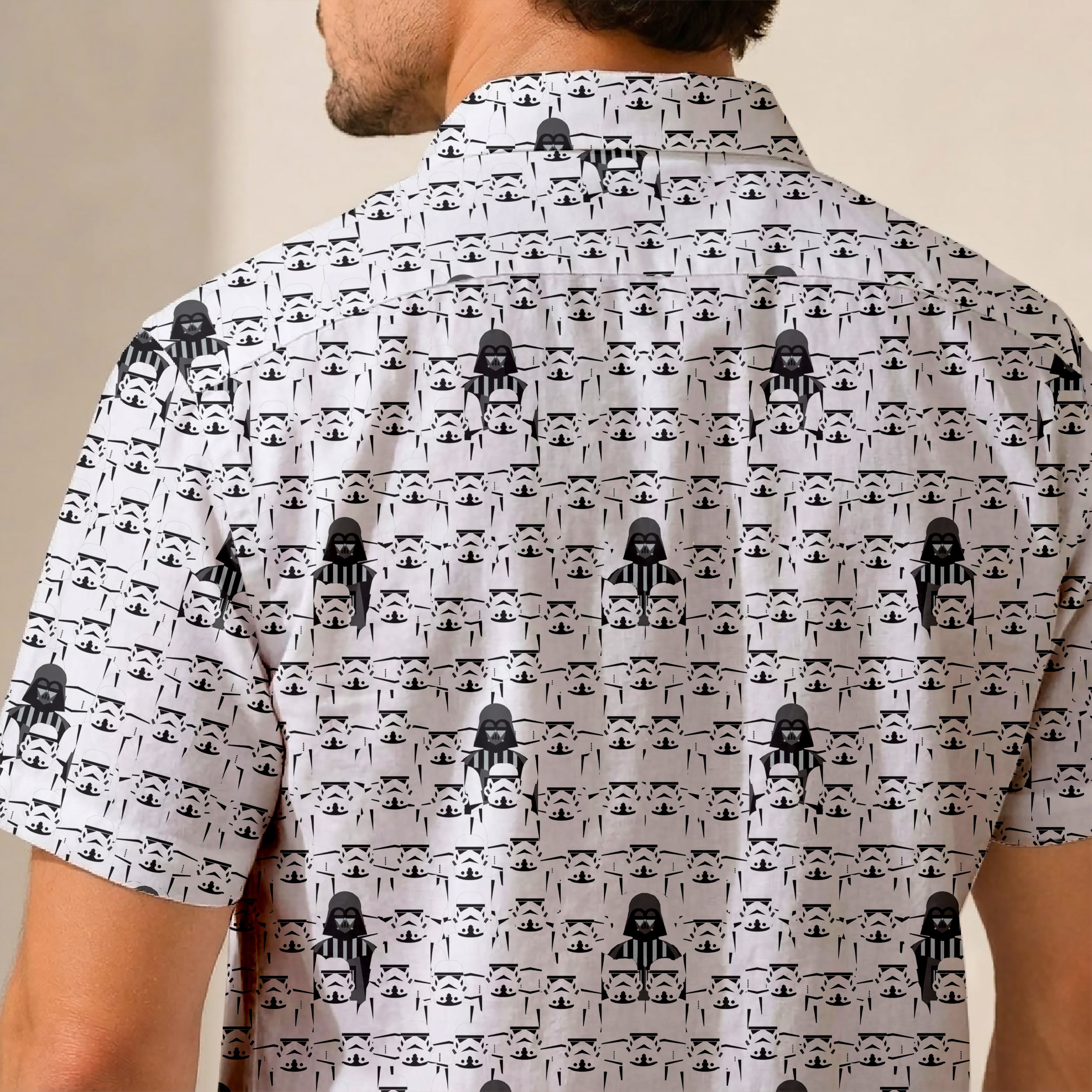 Star Wars Troopers Vader Hawaiian Shirt with Pocket - Star Wars Button Down Shirt