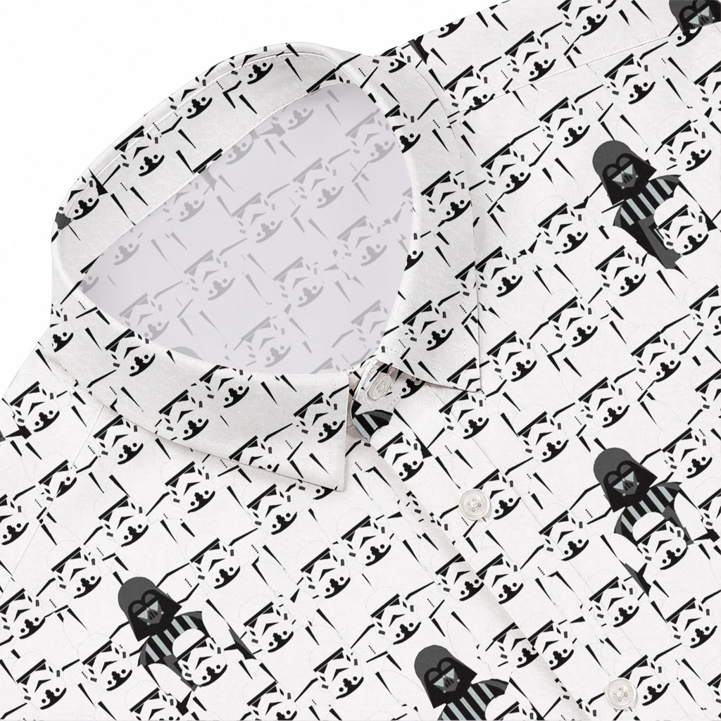 Star Wars Troopers Vader Hawaiian Shirt with Pocket - Star Wars Button Down Shirt