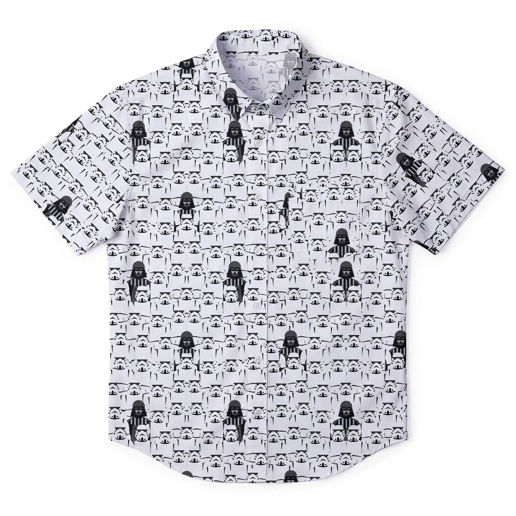 Star Wars Troopers Vader Hawaiian Shirt with Pocket - Star Wars Button Down Shirt