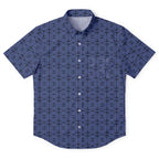 X-Wing Starfighter Pattern Hawaiian Shirt with Pocket - Star Wars Button Down Shirt