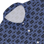 TIE Fighter Pattern Hawaiian Shirt with Pocket - Star Wars Button Down Shirt