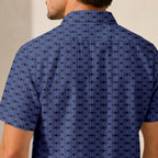 X-Wing Starfighter & TIE Fighter Pattern Hawaiian Shirt with Pocket - Star Wars Button Down Shirt