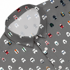 Galactic Troopers Helmets Hawaiian Shirt with Pocket - Galactic Button Down Shirt