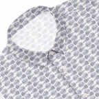 Millennium Falcon & Star Destroyer Pattern Hawaiian Shirt with Pocket - Galactic Button Down Shirt
