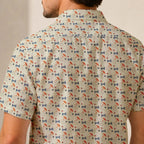 X-Wing Starfighter & TIE Fighter Logo Pattern Hawaiian Shirt with Pocket - Galactic Button Down Shirt