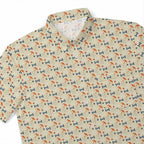 X-Wing Starfighter & TIE Fighter Logo Pattern Hawaiian Shirt with Pocket - Galactic Button Down Shirt