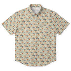 X-Wing Starfighter & TIE Fighter Logo Pattern Hawaiian Shirt with Pocket - Galactic Button Down Shirt