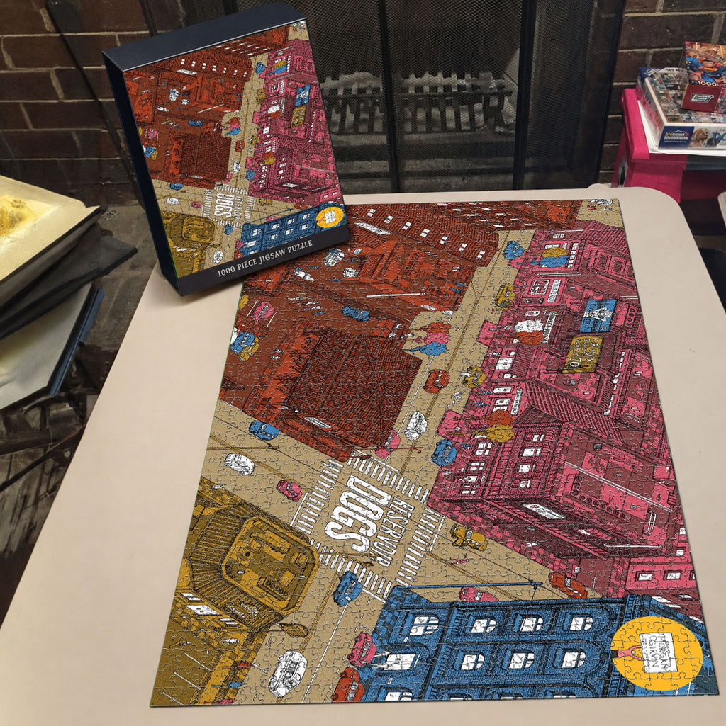 Resevoir Dogs Isometric 1000 Pieces Puzzle - Movie Isometric Puzzle Gift