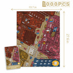 Resevoir Dogs Isometric 1000 Pieces Puzzle - Movie Isometric Puzzle Gift