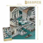 Don't Look Now Isometric 1000 Pieces Puzzle - Movie Isometric Puzzle Gift