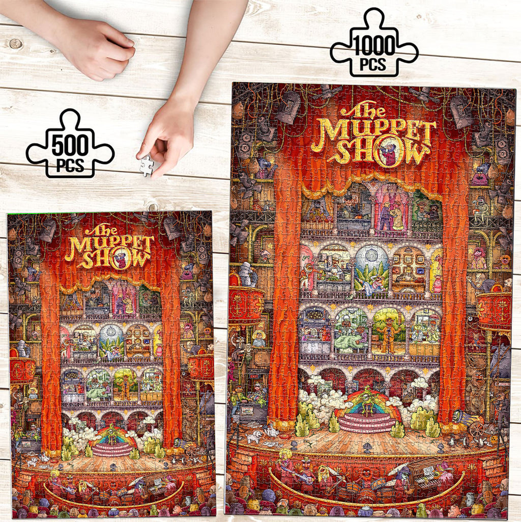 The Muppet Show Isometric 1000 Pieces Puzzle - Movie Isometric Puzzle Gift