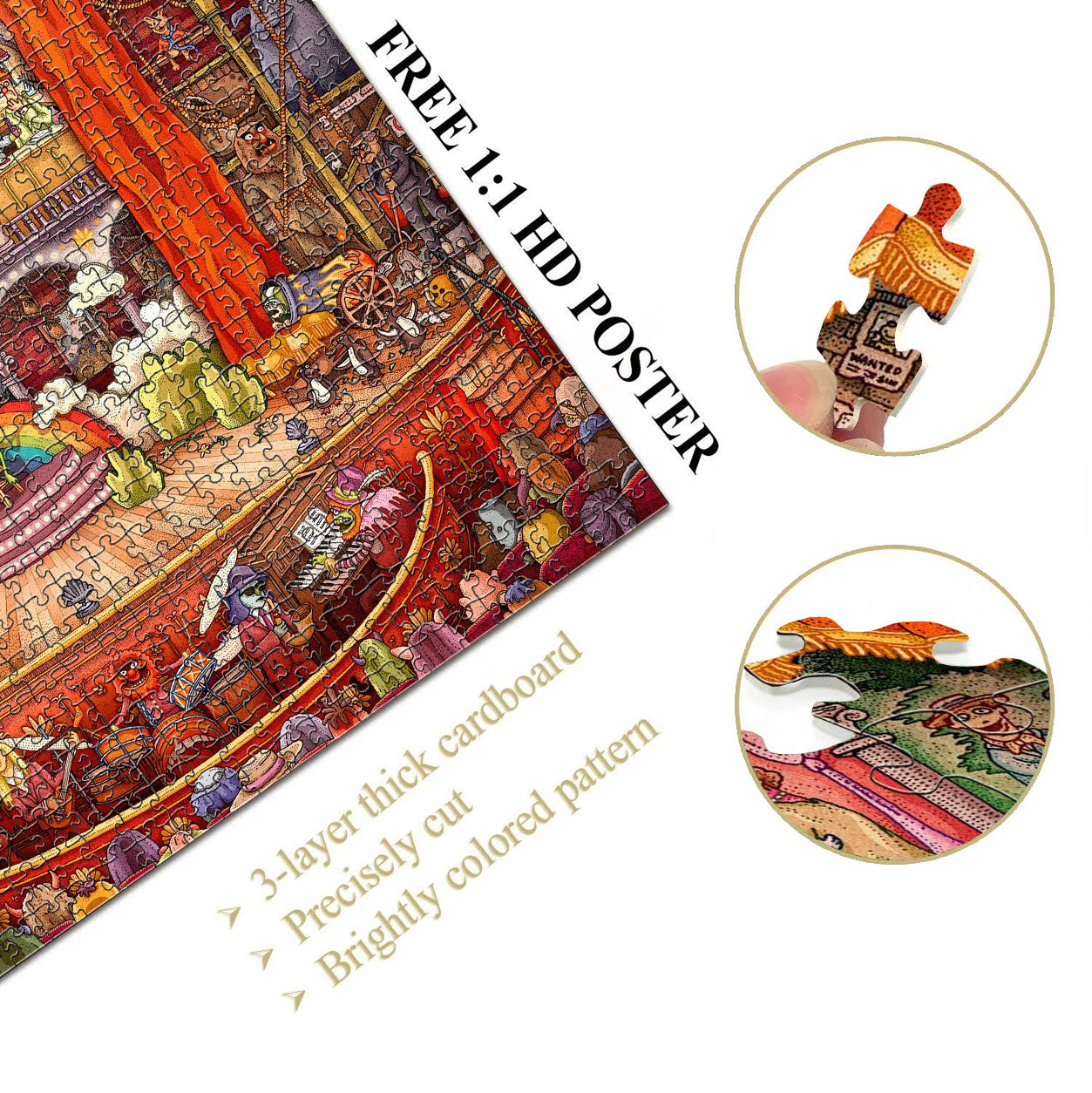 The Muppet Show Isometric 1000 Pieces Puzzle - Movie Isometric Puzzle Gift