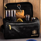 Vintage Aurebesh Star Wars Toiletry Bag - Personalized Leather Toiletry Bag