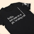 Custom Name Scotty, Don't Beam Me Up Yet I'm Taking A Sh* Sleeve Printed Shirt - Funny Shirt for Sci-fi Fans
