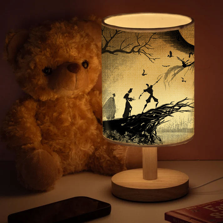 Tales Of The Three Brothers Fabric Lamp - Fantasy Movie Home Decor Gift for Fans