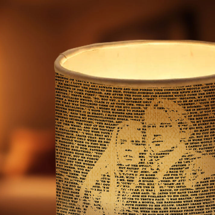 Literature Princess Bride Fabric Lamp - Romance Movie Home Decor Gift for Fans