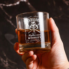 Mandalore's Whiskey Whiskey Glass - Personalized Old Fashioned 11OZ Scotch Glass