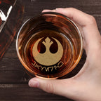 Mandalore's Whiskey Whiskey Glass - Personalized Old Fashioned 11OZ Scotch Glass