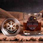 Dark Lord Stout Whiskey Glass - Personalized Old Fashioned 11OZ Scotch Glass
