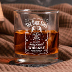 The Dark Side's Whiskey Whiskey Glass - Personalized Old Fashioned 11OZ Scotch Glass