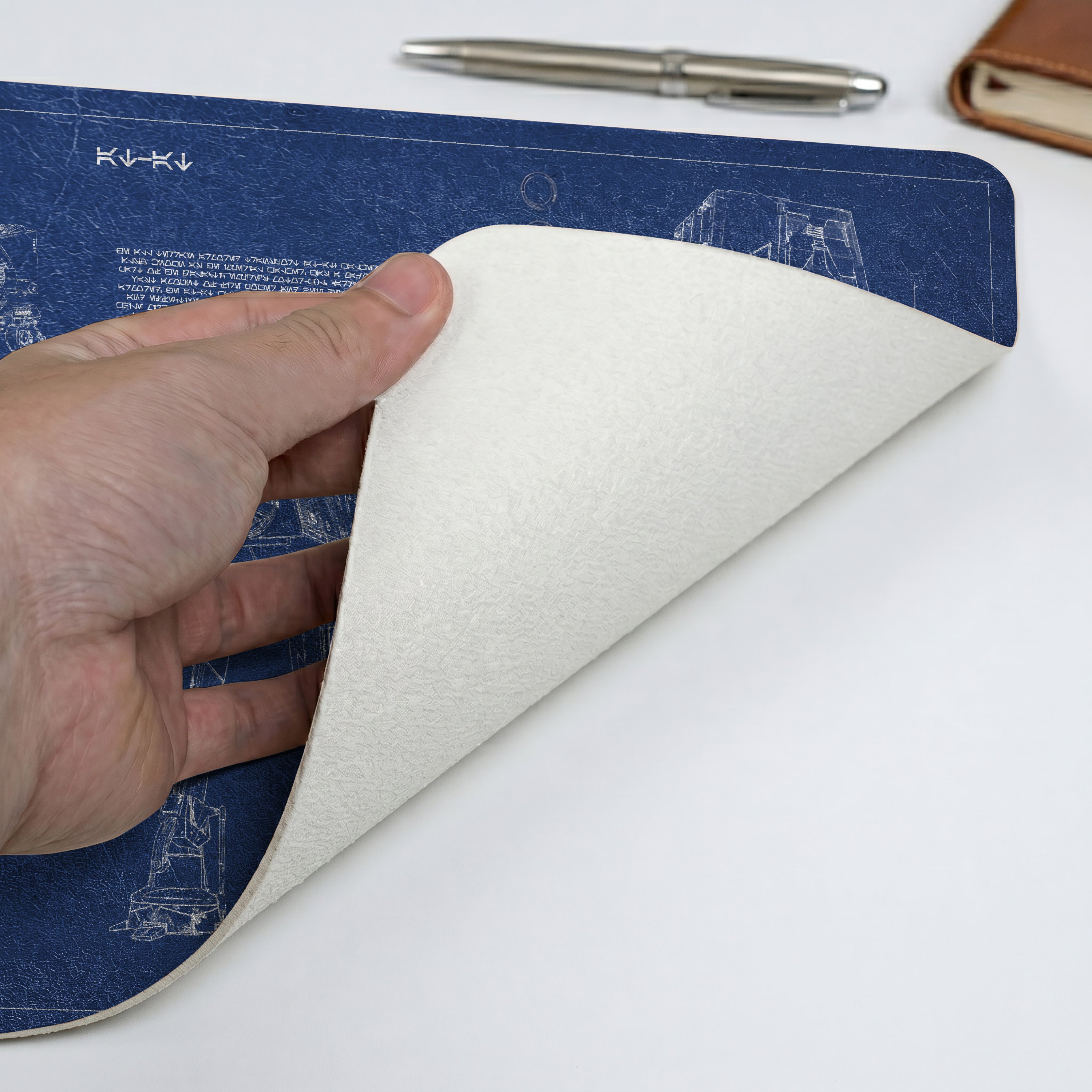 AT-AT Blueprint Desk Mat - Star Wars Office Accessory Father's Day Gift