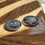 Custom Name In Mando'a/Aurebesh Star Wars Challenge Coin - Personalized Commemorative Keepsake Coin