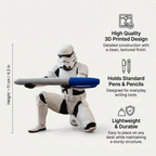 Trooper Pen Holder Figure - Unique Office Gift for Every Fan, Christmas Gift for Man