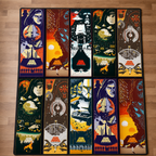 Original Six Sci-fi Movies Collection Blanket - Movie Art Christmas Sherpa Blanket Gift for Fans