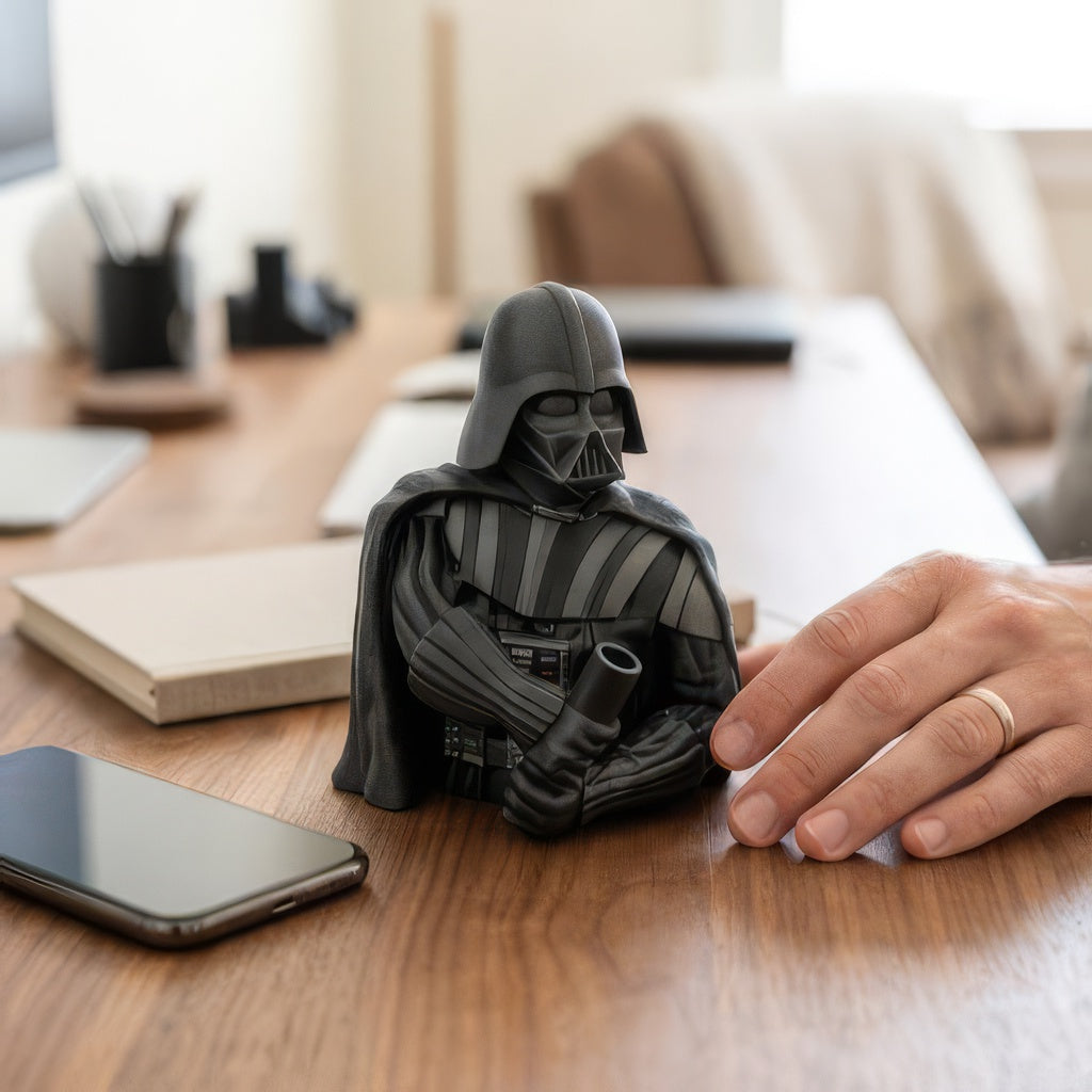 Vader Pen Holder Figure - Unique Office Gift for Every Fan, Christmas Gift for Man